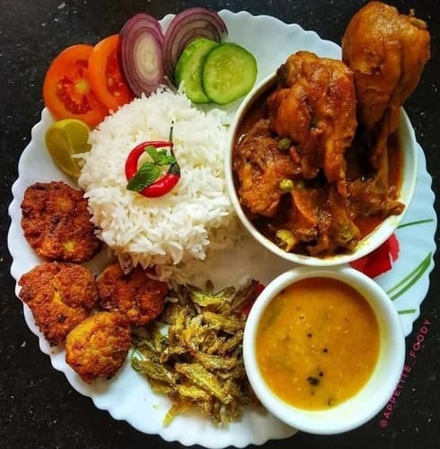 Special Chicken Thali
